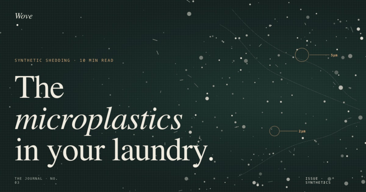 Microplastics in your laundry